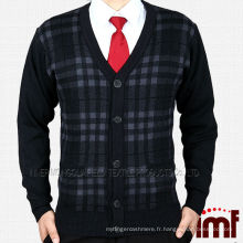 Nouveau Cardigan Hommes Pull en Cachemire de Mongolie